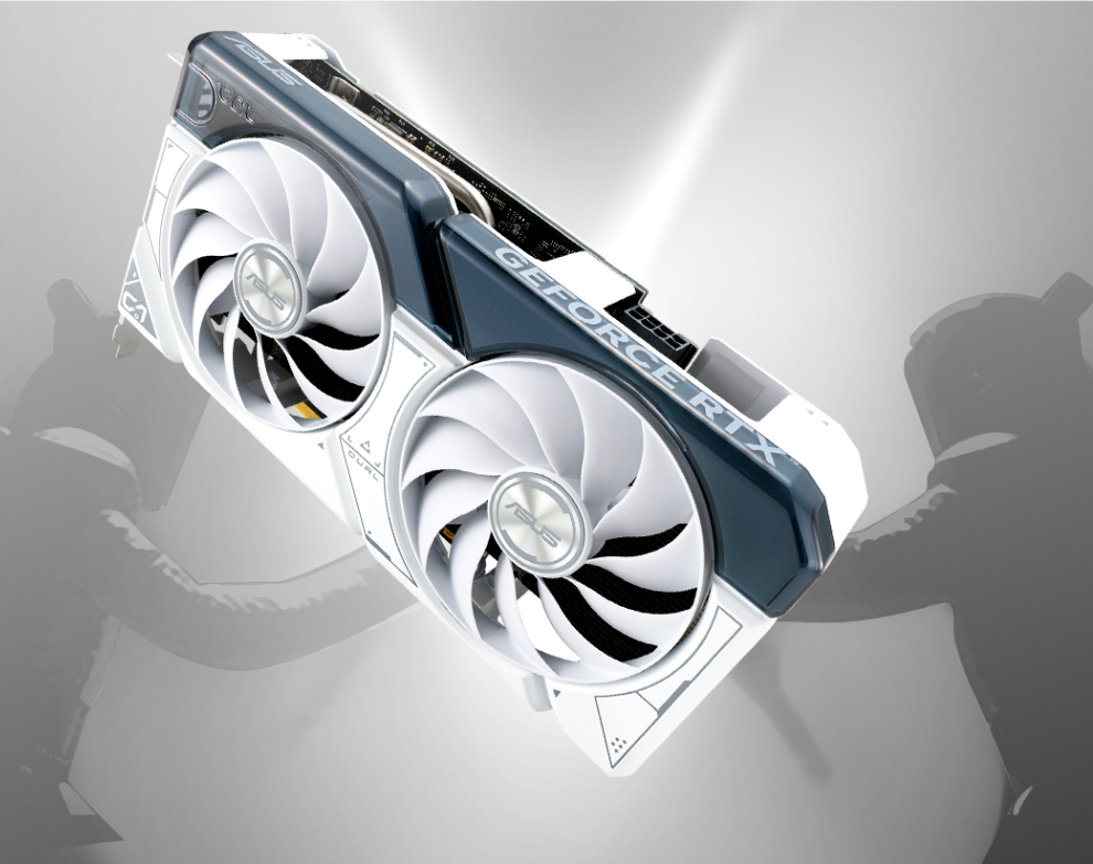 VI Tính An Nhiên - ASUS Dual GeForce RTX 4060 Ti White OC Edition 8GB GDDR6