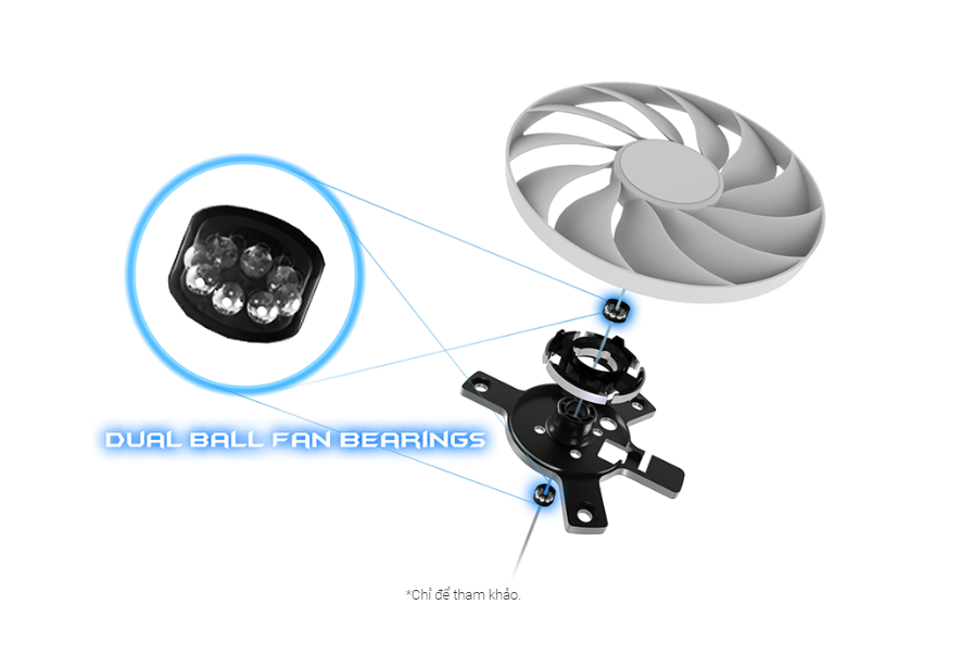 VI Tính An Nhiên - ASUS Dual GeForce RTX 4060 Ti White OC Edition 8GB GDDR6