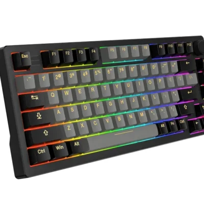 Bàn phím cơ DareU EK75 Pro Triple Mode Black Golden Dream switch 22 11zon