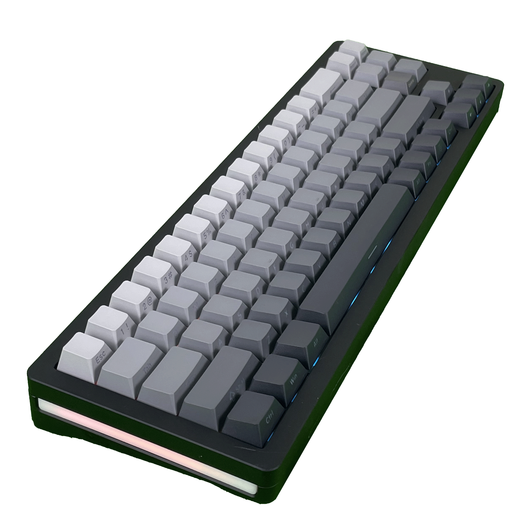 Bàn phím cơ Xinmeng M71 RGB Ninja Black | Wireless, case nhôm, triple mode, hot swap, RGB, Wumei sub axis switch (QB02) 64