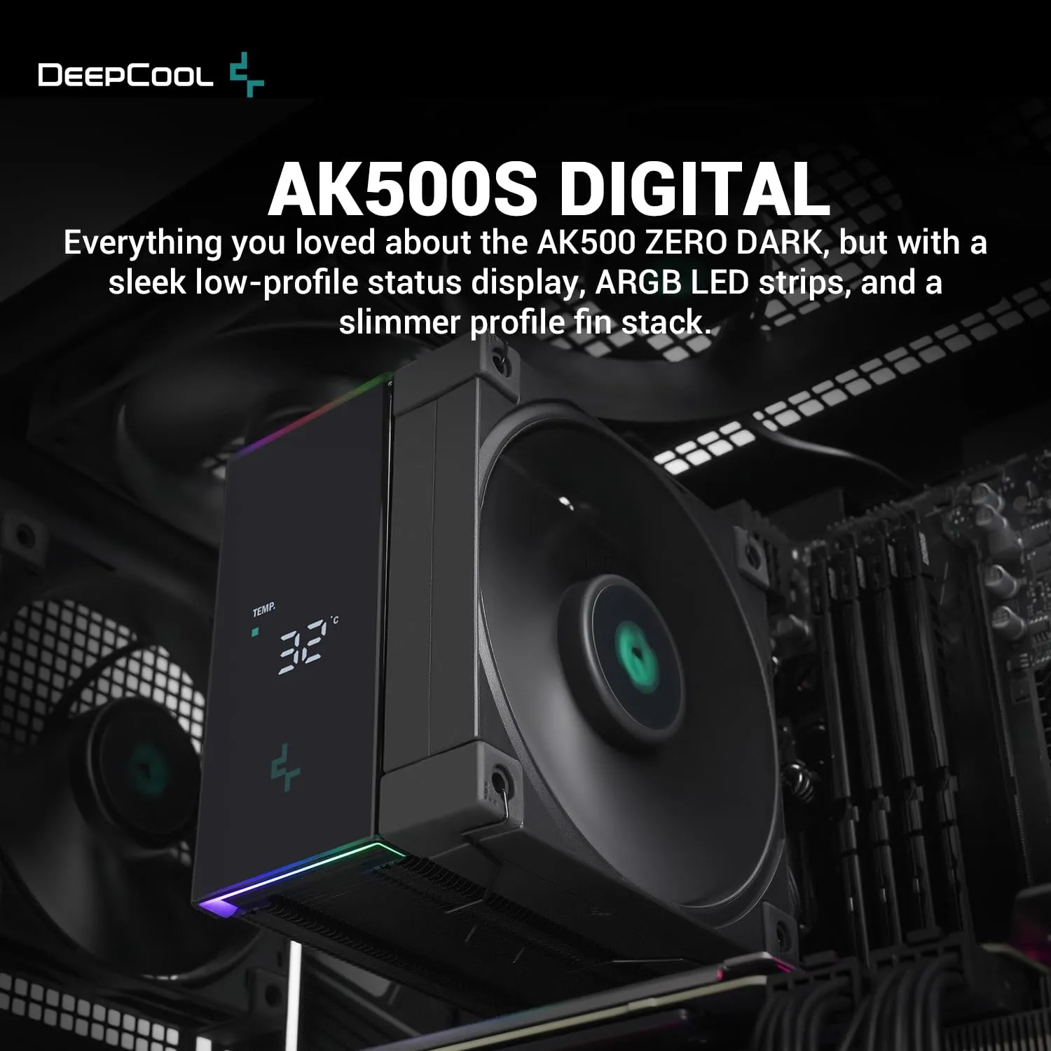 Tản nhiệt CPU Deepcool AK500S DIGITAL DeepCool AK500S Digital Display CPU Cooler page mb 1 11zon