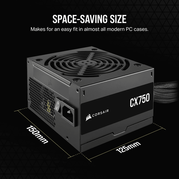 Vitinhannhien.com-Nguồn máy tính Corsair CX750 - 80 Plus Bronze (750W)