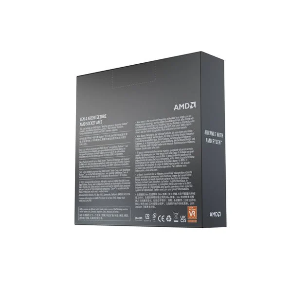 Bộ vi xử lý AMD Ryzen 5 7600X / 4.7GHz Boost 5.3GHz / 6 nhân 12 luồng / 38MB / AM5 - Box CH ANC16