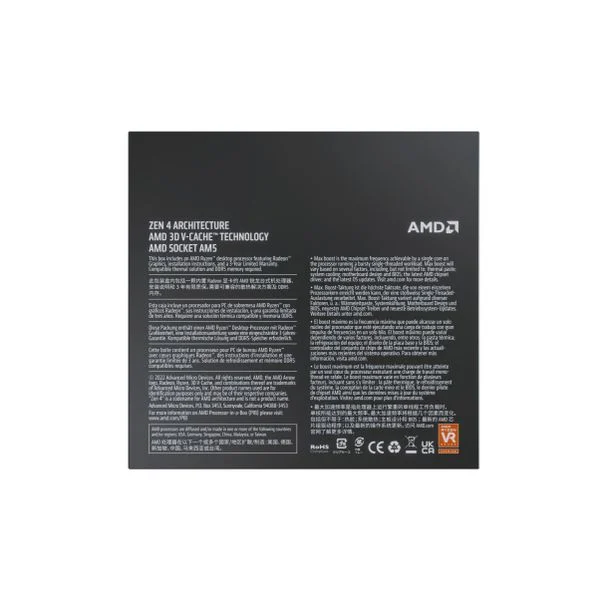 Bộ vi xử lý AMD Ryzen 9 7950X3D / 4.2GHz Boost 5.7GHz / 16 nhân 32 luồng / 144MB / AM5 - Box CH ANC8