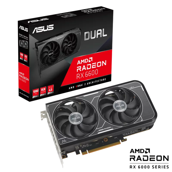 Card màn hình ASUS Dual Radeon RX 6600 V3 8GB GDDR6 (DUAL-RX6600-8G-V3) Card man hinh ASUS Dual Radeon RX 6600 V3 8GB GDDR6 1