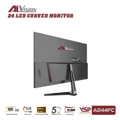 Màn hình cong AiVision A244FC - 24" FHD VA 100Hz 5ms ANC Man hinh cong AiVision A244FC 24 FHD VA 100Hz 5ms 1