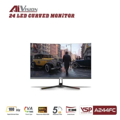 Màn hình cong AiVision A244FC - 24" FHD VA 100Hz 5ms ANC Man hinh cong AiVision A244FC 24 FHD VA 100Hz 5ms 2