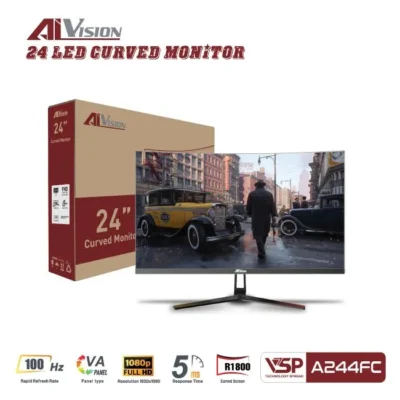 Vitinhannhien.com-Màn hình cong AiVision A244FC - 24" FHD VA 100Hz 5ms