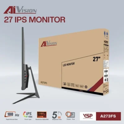 Màn hình AIVISION 27 A273FS 27" FHD IPS 100Hz 5ms - Black anc Man hinh AIVISION 27 A273FS 27 FHD IPS 100Hz 5ms Black 2
