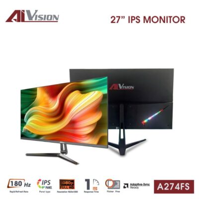 Màn hình AiVision A274FS 27" FHD IPS 180Hz 1ms anc Man hinh AIVISION 27 A274FS 1