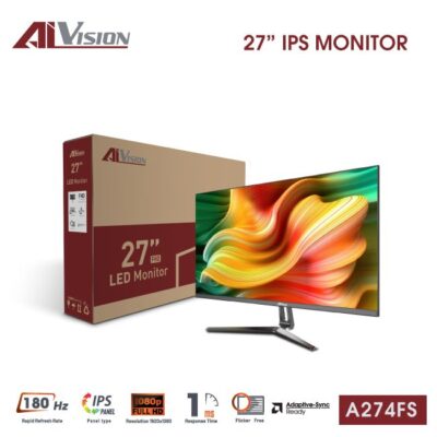 Màn hình AiVision A274FS 27" FHD IPS 180Hz 1ms anc Man hinh AIVISION 27 A274FS 2