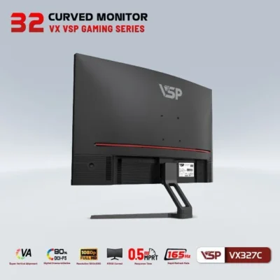 Màn hình cong VSP VX327C 32" 165Hz chuyên game anc Man hinh cong VSP VX327C 32 165Hz chuyen game 2