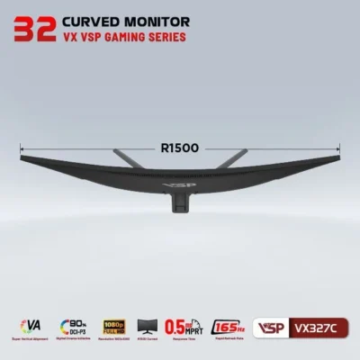 Màn hình cong VSP VX327C 32" 165Hz chuyên game anc Man hinh cong VSP VX327C 32 165Hz chuyen game 4
