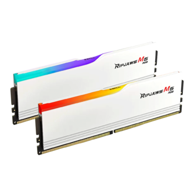 Ram GSkill Ripjaws M5 NEO RGB White 32GB | 2x16GB, DDR5, 6000MHz anc Ram GSkill Ripjaws M5 RGB White 32GB 2x16GB 2