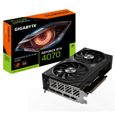 Card màn hình Gigabyte RTX 4070 WINDFORCE 2X OC 12G