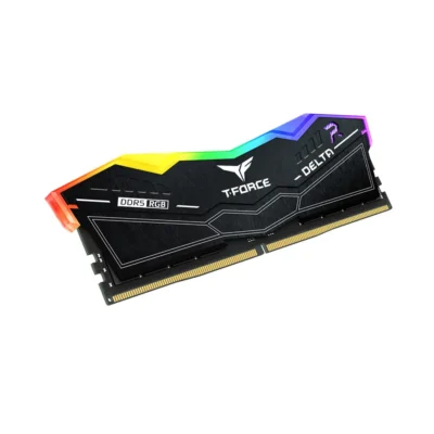 Ram TeamGroup T-Force Delta RGB 16GB | 1x16GB, DDR5, 6000MHz, Black Ram Desktop TeamGroup T Force Delta Black RGB 16GB DDR5 Bus 6000Mhz 2