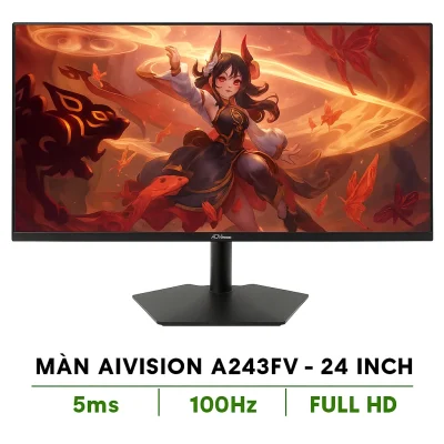 Màn hình AIVISION A243FV  24'' Full HD VA 100hz 5ms phẳng