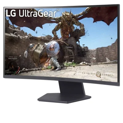 Màn Hình Gaming LG 27GS60QC-B.ATVQ | 27 inch, 2K, VA, 180Hz, 1ms, chân xoay, Cong 1000R ANC22