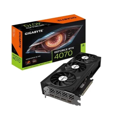 Card màn hình Gigabyte RTX 4070 WINDFORCE OC 12GB - 3 FAN