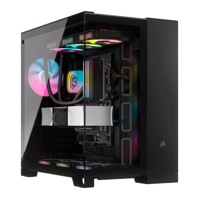Vỏ Case Corsair 6500X Mid Tower Dual Chamber - Đen