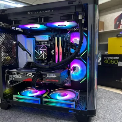 BỘ PC ANC AQUA i7 12TH - 4060 | I7 12700K | 32GB | SSD M2 .1T | 4060 8GB | Tản nước 2 fan IMG 3841 11zon