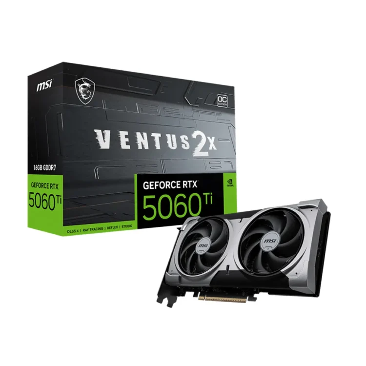 MSI GeForce RTX™ 5060 Ti 16G VENTUS 2X OC PLUS