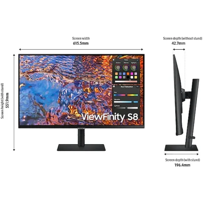 Màn Hình Samsung Viewfinity LS27B800PXEXXV 27" IPS 4K 60Hz 5Ms Chuyên đồ họa Man Hinh Samsung Viewfinity LS27B800PXEXXV 2