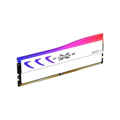 Ram5 AMD EXPO RGB 16G bus 6000 Sillicon Power XPOWER Storm WHITE 1