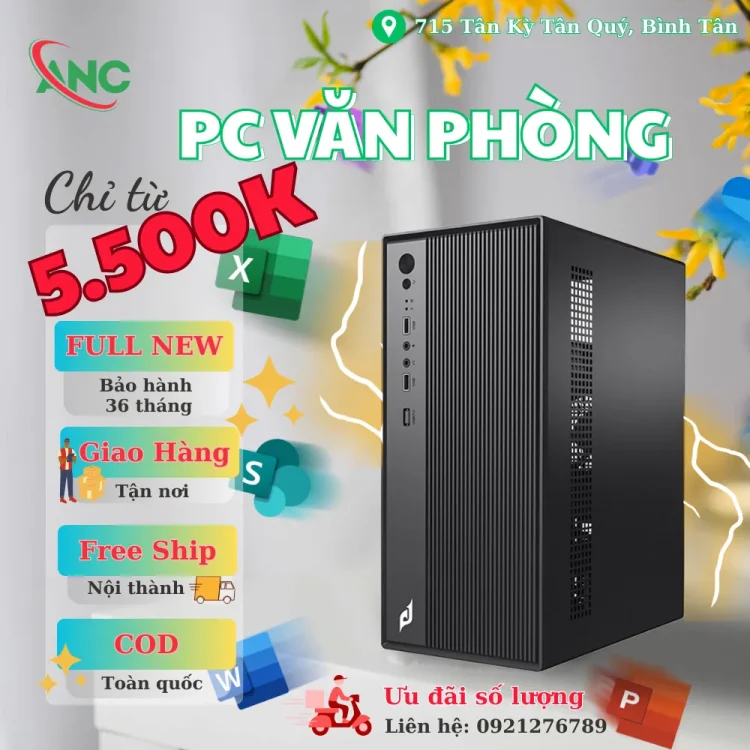 PC ANC Văn Phòng Tinh Gọn 2025