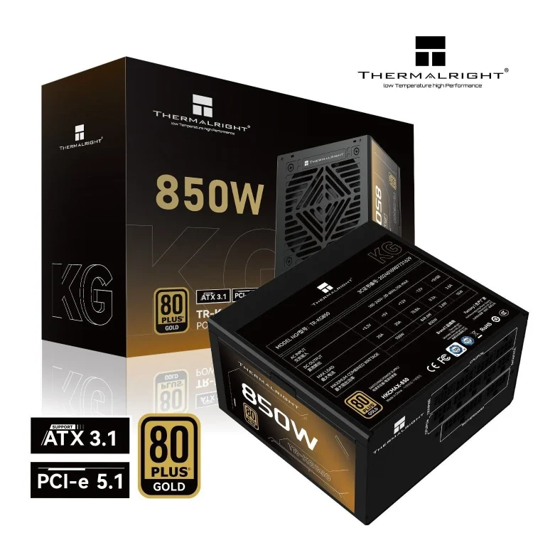 THERMALRIGHT TR-KG850 850W 80 Plus Gold Đen/Black