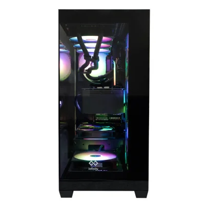 Vỏ case Infinity GASU – ATX Tempered Glass anc33