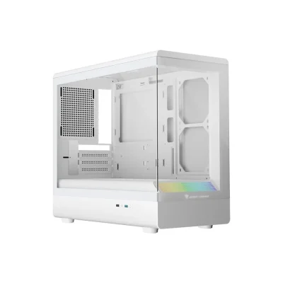 Vỏ Case Leopard MS-01 RGB - White (NO FAN)