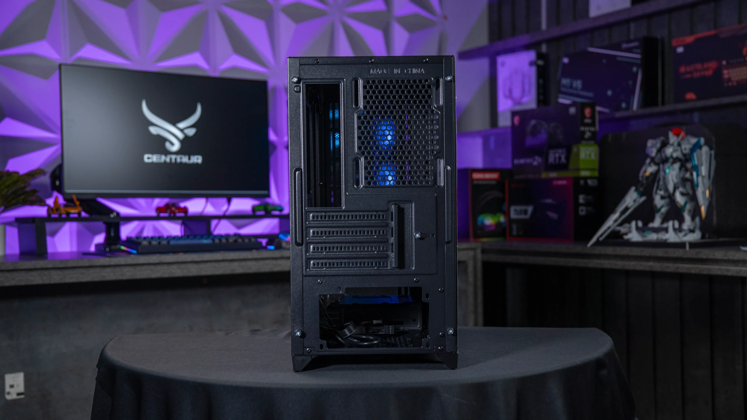 VỎ CASE CENTAUR ODYSSEY C09 BLACK - ( SẴN 3 FAN) ANC5 11zon 1