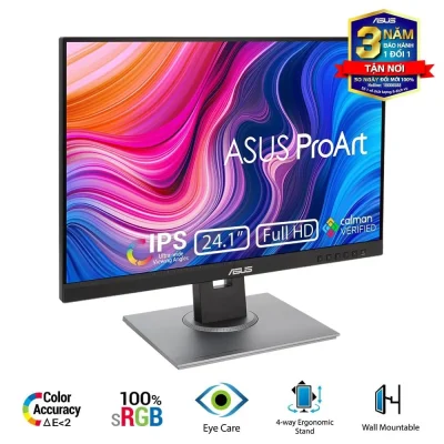 Màn hình Đồ Họa Asus ProArt PA248QV | 24 inch, FHD, IPS, 75Hz, 100% sRGB, Phẳng ANC 11zon