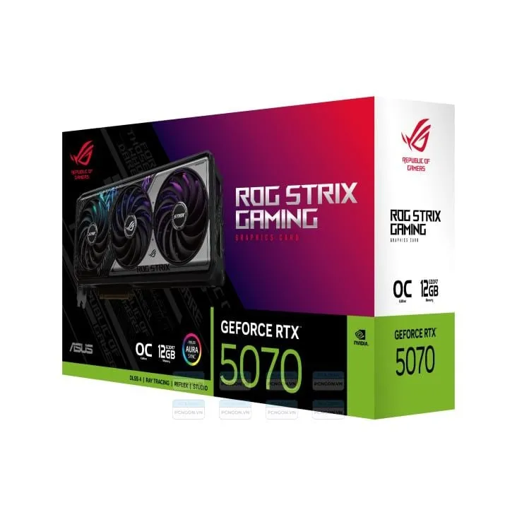Card màn hình ASUS ROG Strix GeForce RTX 5070 12GB GDDR7 OC Edition anc-ASUS ROG Strix GeForce RTX 5070 12GB GDDR7 OC Edition