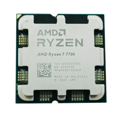 Bộ vi xử lý AMD Ryzen 7 7700 / 3.8GHz Boost 5.3GHz / 8 Nhân 16 Luồng / 40MB / AM5 - NO BOX