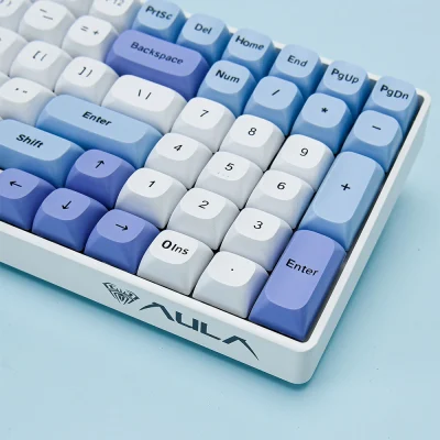 Bàn Phím Cơ AULA S100 PRO Gaming 3 Mode (Xanh dương+trắng+tím/ Red switch) unnamed 1