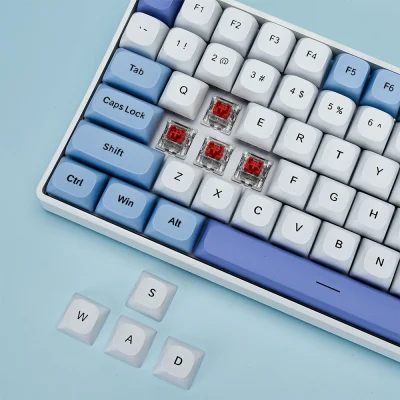 Bàn Phím Cơ AULA S100 PRO Gaming 3 Mode (Xanh dương+trắng+tím/ Red switch) unnamed 2