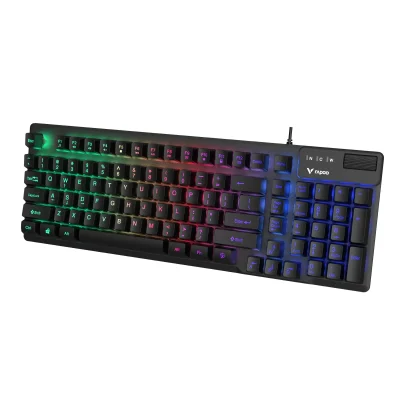 Bàn phím có dây giả cơ Gaming Rapoo V50S 98 Key Led Rainbow - Black ANCRAPO1 11zon