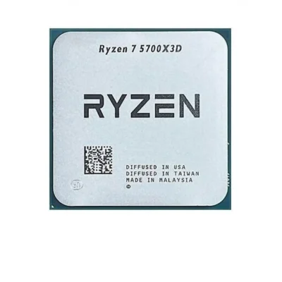 Bộ vi xử lý AMD Ryzen 7 5700X3D / 3.0GHz Boost 4.1GHz / 8 nhân 16 luồng / 100MB / AM4 - Tray