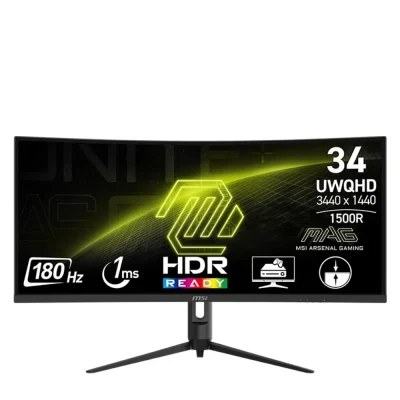 Màn Hình Cong Gaming MSI MAG342CQR E2 34'' VA UWQHD 180Hz 1ms
