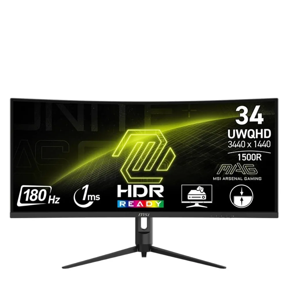 Màn Hình Cong Gaming MSI MAG342CQR E2 34'' VA UWQHD 180Hz 1ms msi 11zon