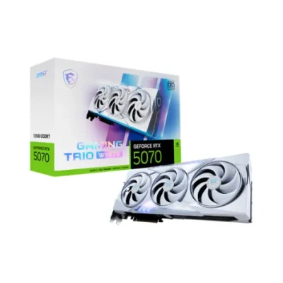 Card màn hình MSI GeForce RTX 5070 TRIO GAMING OC WHITE X3 12GB GDDR7