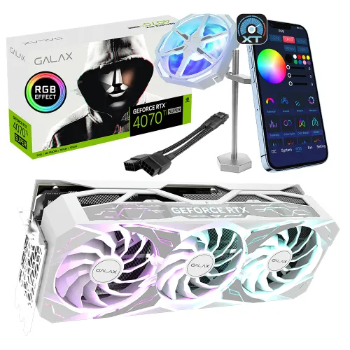 Card Màn Hình GALAX GeForce RTX 4070 Ti SUPER SG Plus White 16GB GDDR6 4070ti super sg plus w