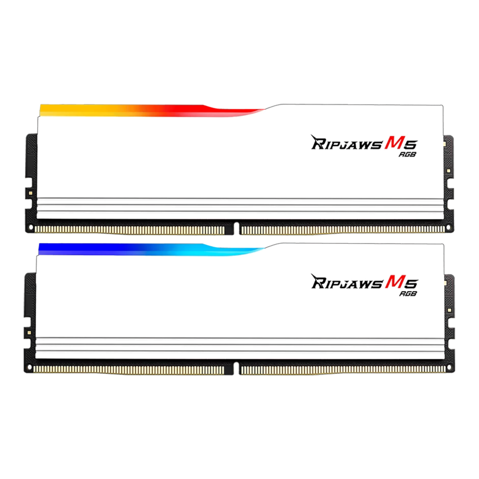 Ram Gskill RIPJAWS M5 RGB 32GB (2x16GB) DDR5 6400MHz - WHITE anc Ram GSkill Ripjaws M5 RGB White 32GB 2x16GB 1536x1536 1