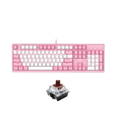 Bàn Phím Gaming DAREU EK1280s Blue Switch - Pink