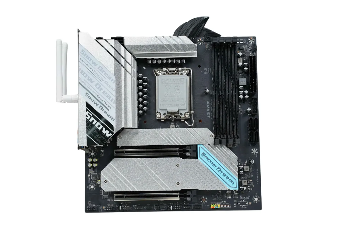 Bo mạch chủ JGINYUE B760M SNOW DREAM WIFI DDR4 BLACK ANCMAIN1 Photoroom 11zon