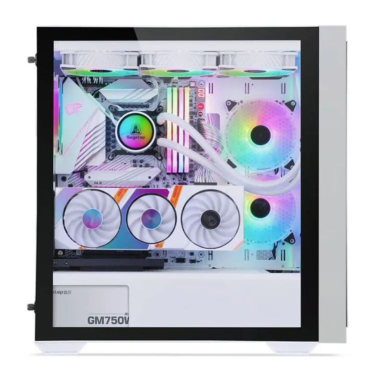 Vỏ Case Segotep GANK 360 E-ATX - White ANCSEGOTOP4 11zon