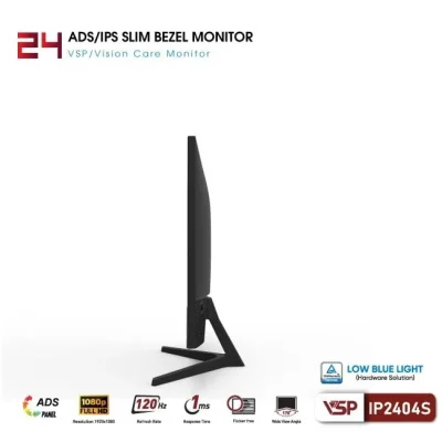 Màn hình Phẳng VSP IP2404S 23.8'' Full HD IPS 1ms 120Hz TUV bảo vệ mắt ANCVSP120HZ7 11zon