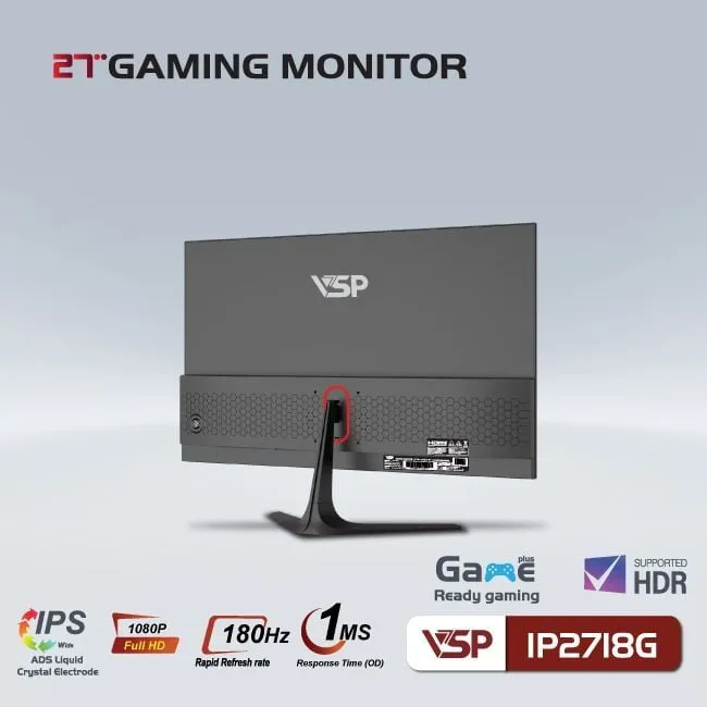 Màn hình phẳng VSP IP2718G 27'' Full HD IPS 180Hz 1ms ANCVSP180HZ3 11zon